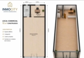 72m² commercial premises for sale in Valencia, in the area of En Corts, Calle Carrera Fuente de San Luis photo