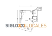 50m² locaux commerciaux pour location à Barcelone, dans le quartier de Galvany, Carrer de Santaló photo